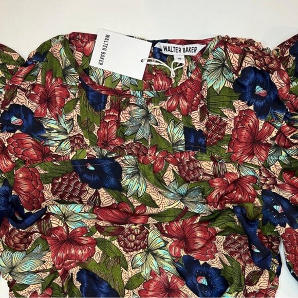 NWT WALTER BAKER Made in India 🇮🇳 Royal Garden Shift Verlee Mini Dress Sz 10 - Picture 8 of 14